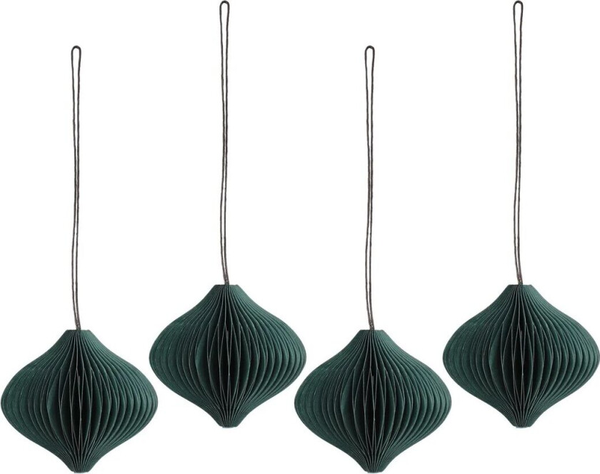 Onion juletrekuler 4-pakning Forest Green