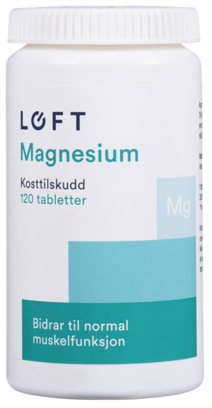 Magnesium Svelgetablett 120stk