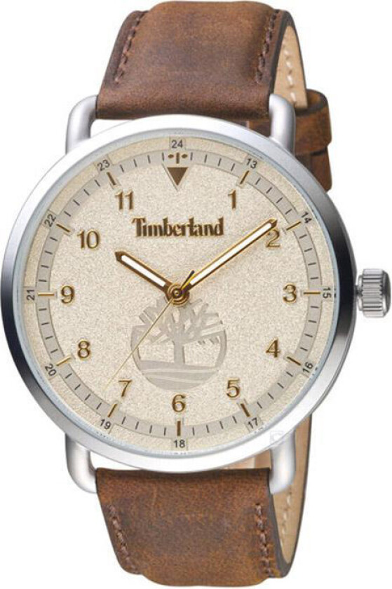 Tyringham TBL.15939JS/14 - Kvarts - Sølv - Herreklokker - Skinn - Mineral