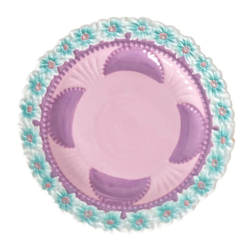 Rice Embossed Flower asjett Ø 15 cm Lavender