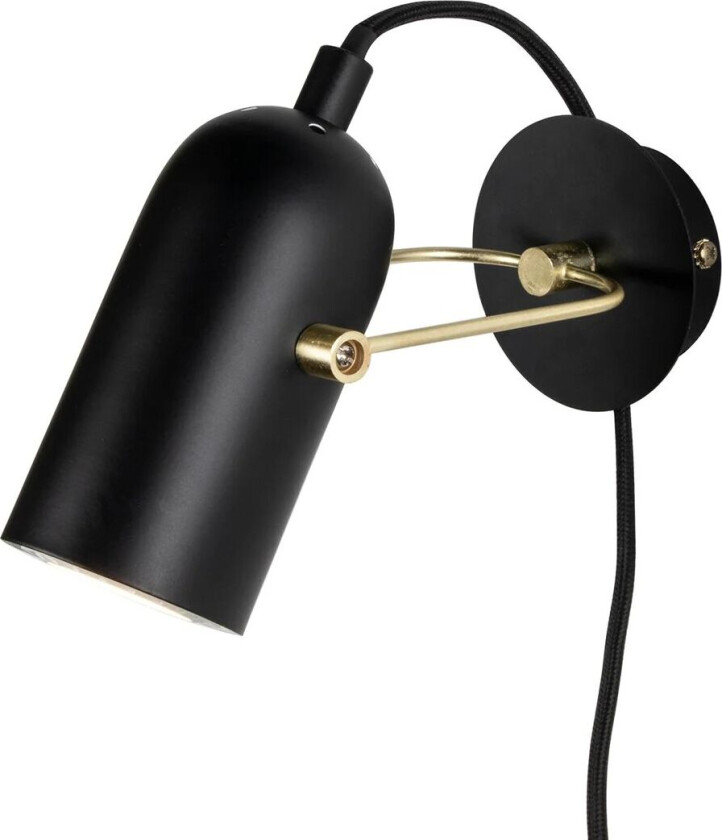 Swan Mini vegglampe Svart