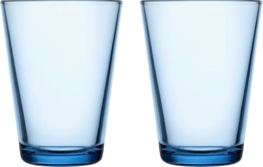 iittala Kartio vannglass 40 cl 2-stk. Aqua