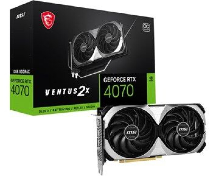 GeForce RTX 4070 VENTUS 2X E 12G OC