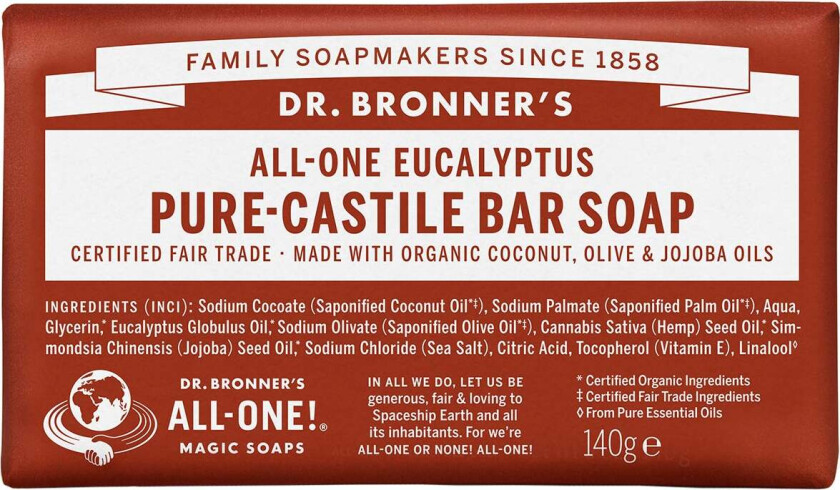 Magic Soaps All-One Hemp Eucalyptus, 140 g Bad- & Dusjkrem