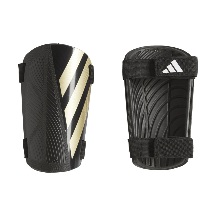 adidas Tiro Shin Guard Training, leggskinn, unisex Black/gold Met./whit