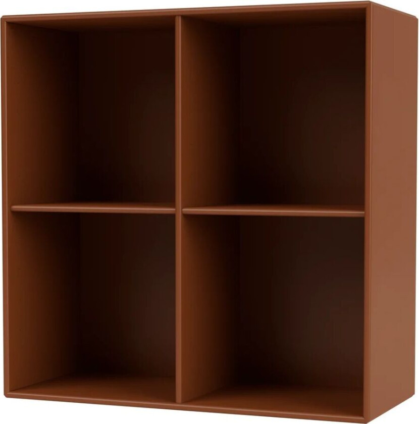 SHOW hylle 69,6x69,6 cm, opphengsskinne 146 Hazelnut