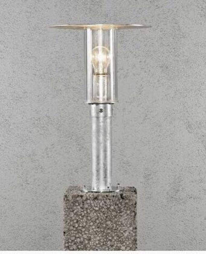 MODE grindstolpslykta E27 galvaniserert inkl stolpe. 661-320