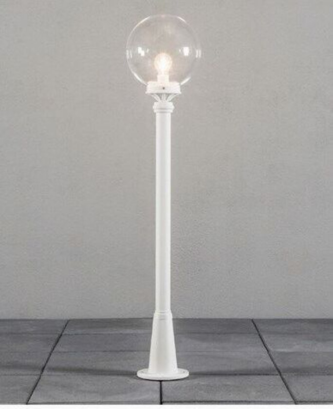 Orion lyktestolpe E27 vit. Maks 60W. 498-250