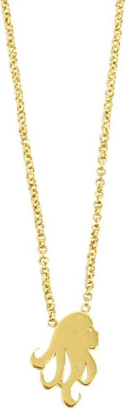 Zodiac Steel Gold Necklace, Halskjeder
