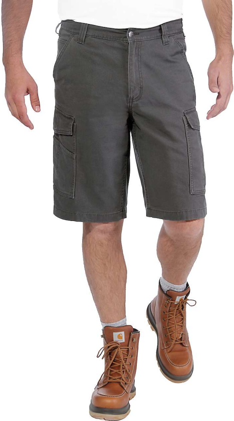 Men's Rugged Flex Canvas Cargo Shorts W30, Shadow