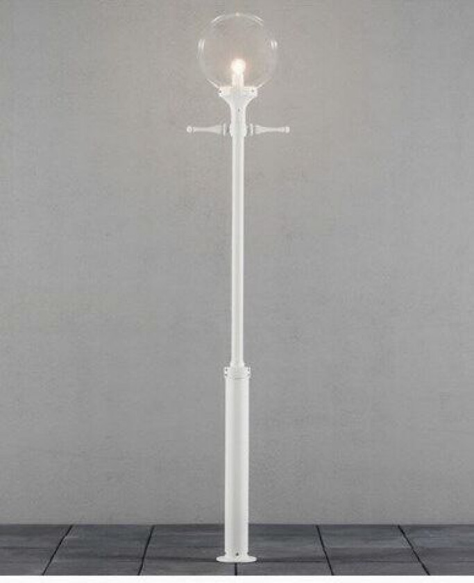 Orion lyktestolpe E27 hvit ink stolpe. Maks 100W. 468-250