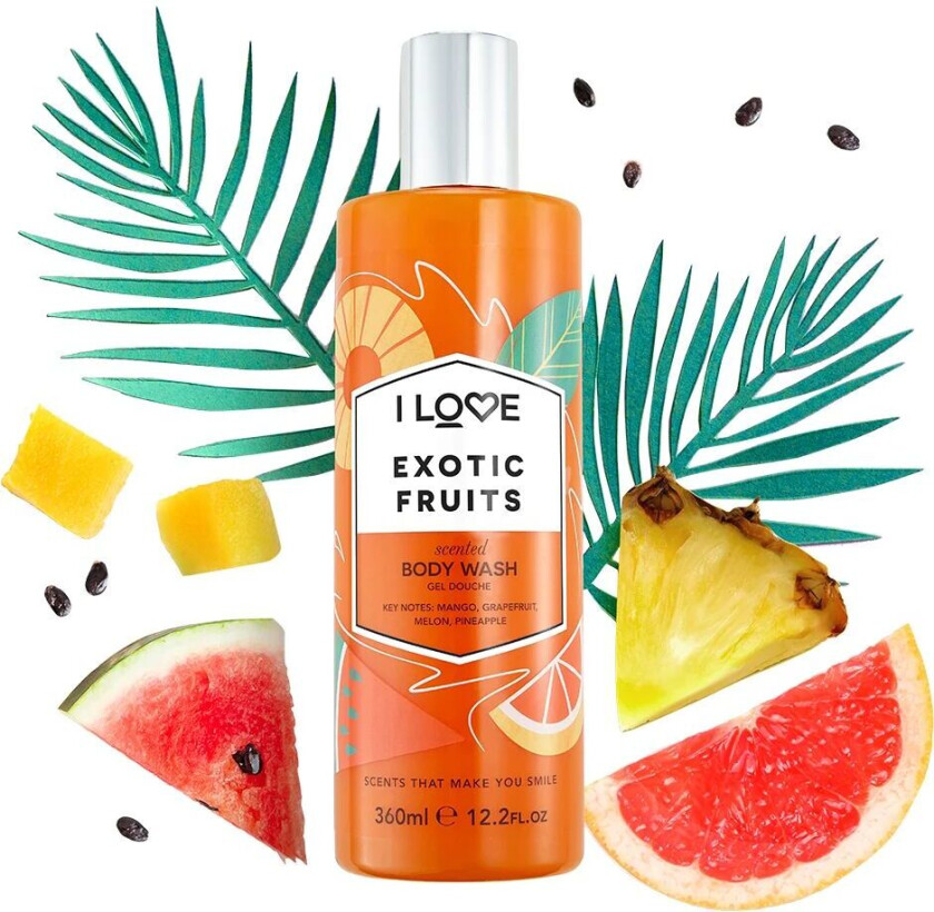 Exotic Fruits, 360 ml Dusj & Bad