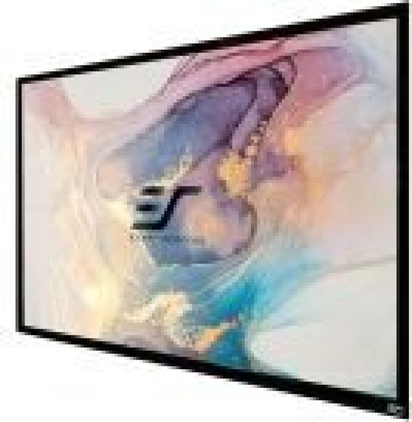 Elite SableFrame ER120WH1 - Projeksjonsskjerm - veggmonterbar - 120 (305 cm) - 16:9 - CineWhite - fløyelssvart