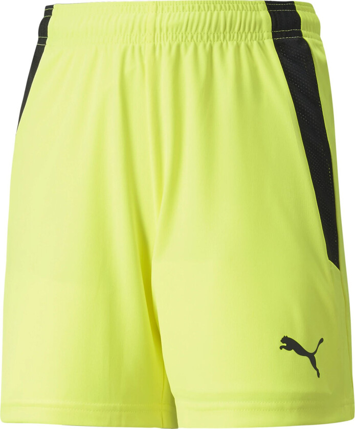 teamLIGA Shorts Jr, fotballshorts junior Yellow Alert-puma Bl