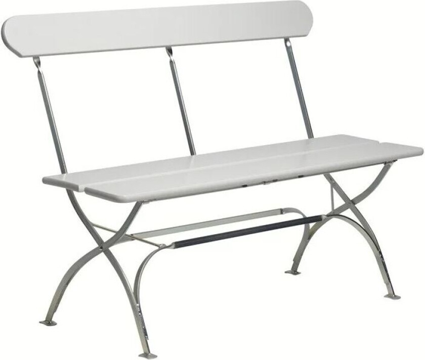 Bryggerisofa Hvit lakkert varmgalvanisert eik