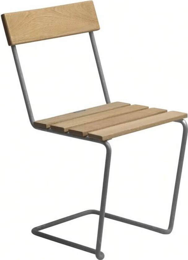 Stol 1 Eik olje-varmgalvanisert stativ