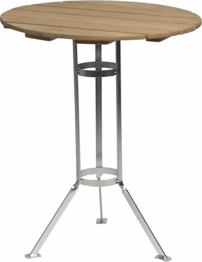 Bryggeri trefotbord Eik olje-varmgalvanisert stativ