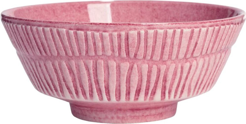 Stripes skål Ø15 cm Rosa