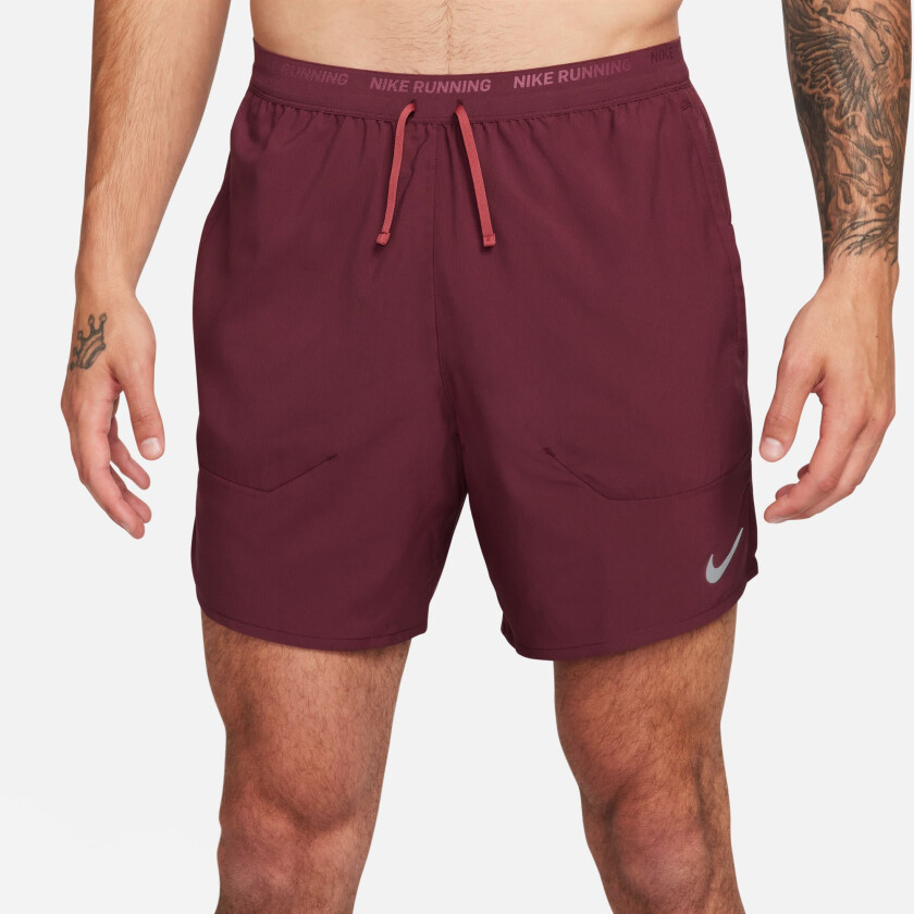Dri-Fit Stride 7" Running Shorts Herre Night Maroon/Cedar M