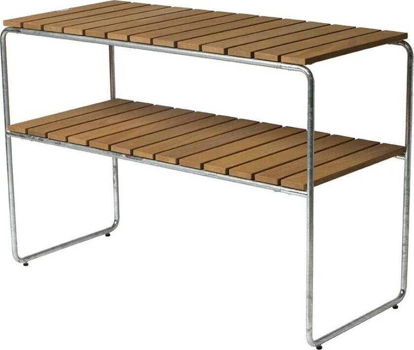 Bilde av Grythyttan avlastningsbord Eik olje-varmgalvanisert stativ