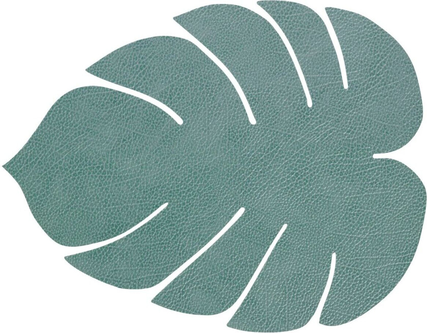 Lind DNA Monstera Leaf Hippo spisebrikke L Pastellgrønn