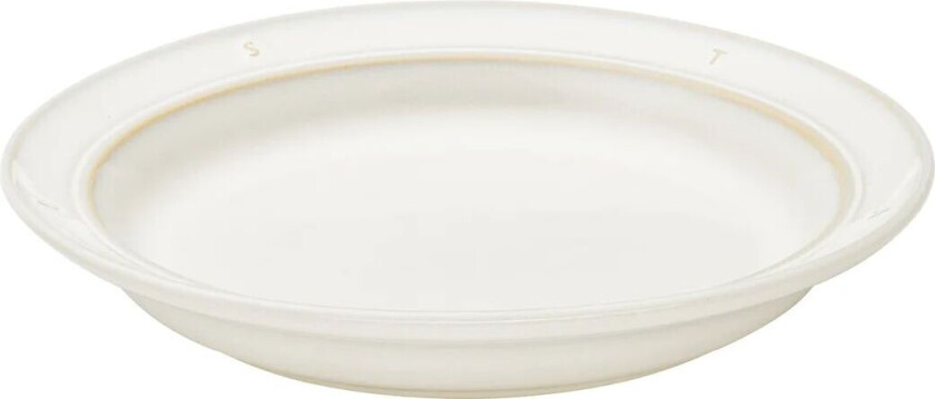 Boussole tallerken dyp Ø24 cm Off white