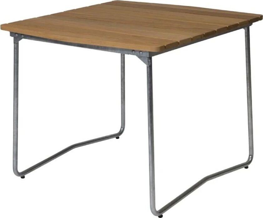 B31 84 spisebord Eik olje-varmgalvanisert stativ