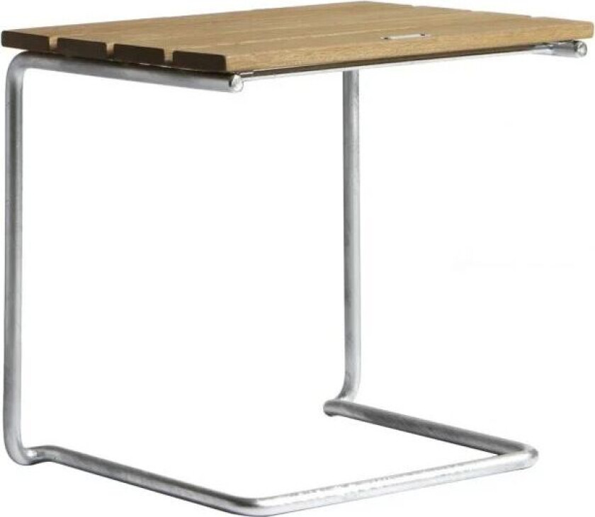 A3 bord/fotpall Eik olje-varmgalvanisert stativ