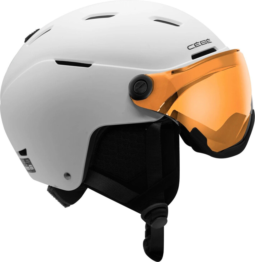 Alpine Helmet Snow Visor ST MIPS 23/24, ski- og snowboardhjelm, unisex White matte