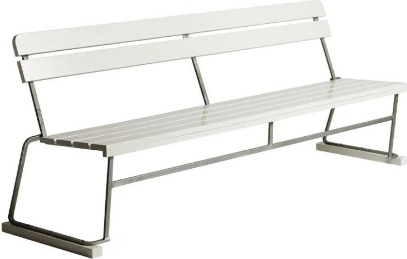 Sofa 5 Hvit lakkert varmgalvanisert stativ