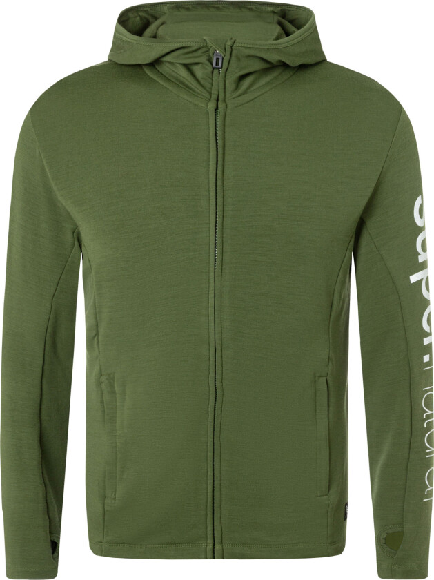 Men's Alpine Hooded Jacket S, Rifle Green