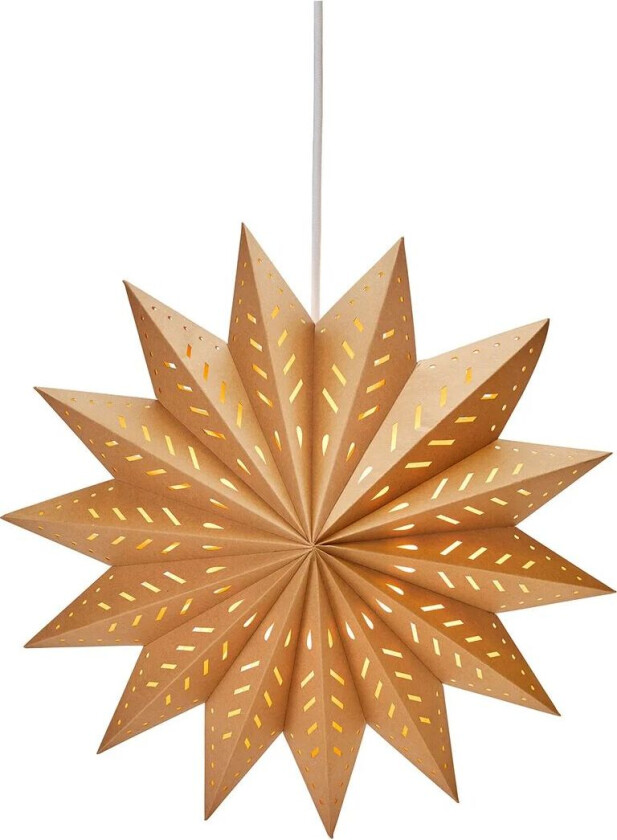 Alfa adventsstjerne brun 60 cm