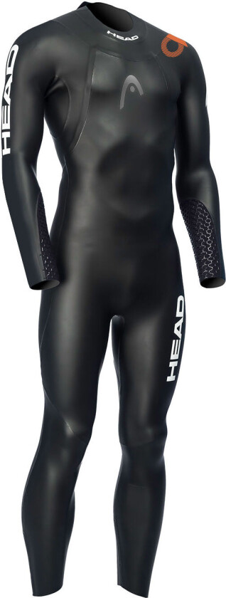 Head Men's Open Water Shell Wetsuit L, Black/Orange