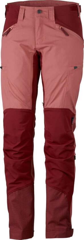 Makke Pant Dame Crystal/Dark Red 34 Regular
