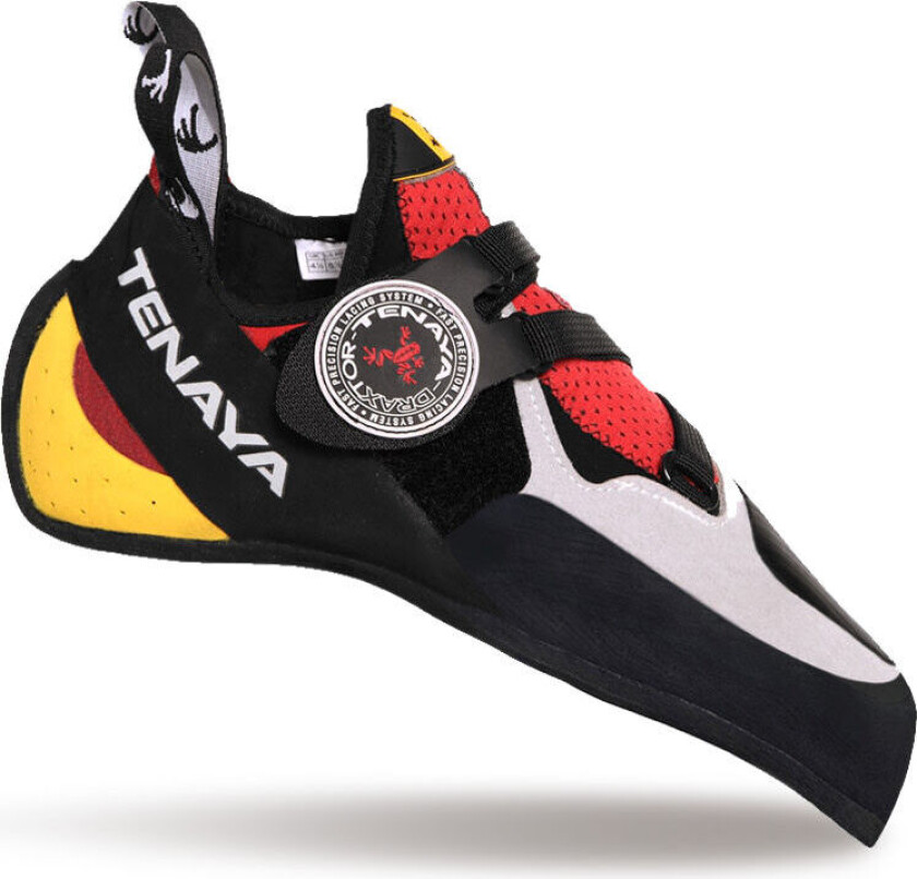 Unisex Iati Climbing Shoes 36.8, Black/Red/Yellow