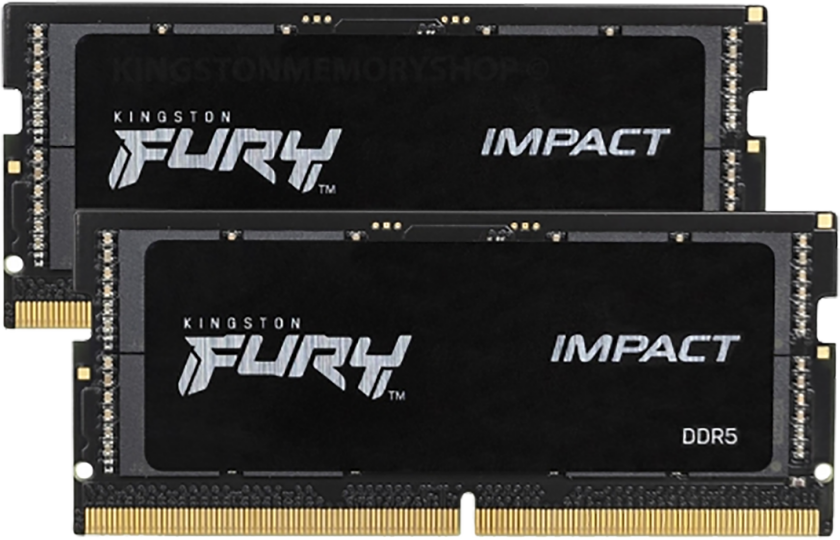 Fury Impact 32gb 4,800mhz Cl38 Ddr5 Sdram So Dimm 262-pin