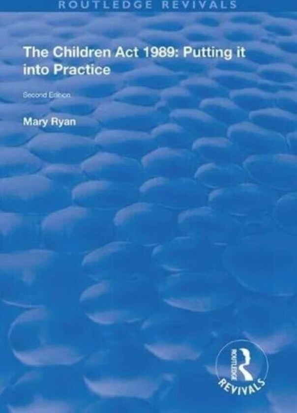 The Children Act 1989 av Mary Ryan