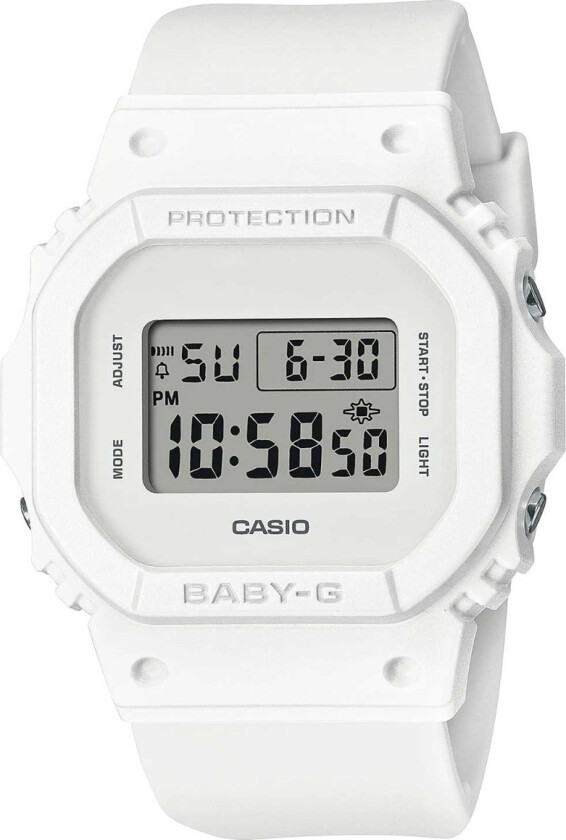 Baby-G Limited BGD-565CS-7ER - Digital - Hvit - Dameklokker - Resin - Mineral