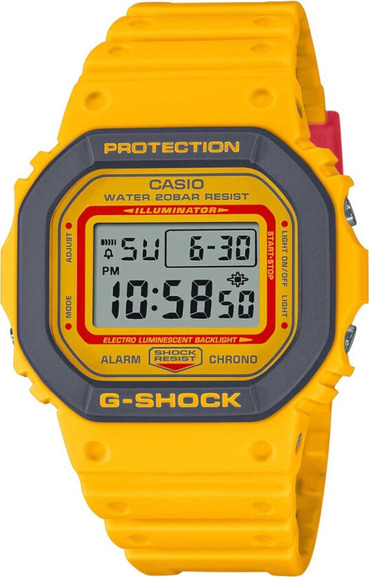 G-Shock The Origin Limited DW-5610Y-9ER - Digital - Gul - Herreklokker - Resin - Mineral