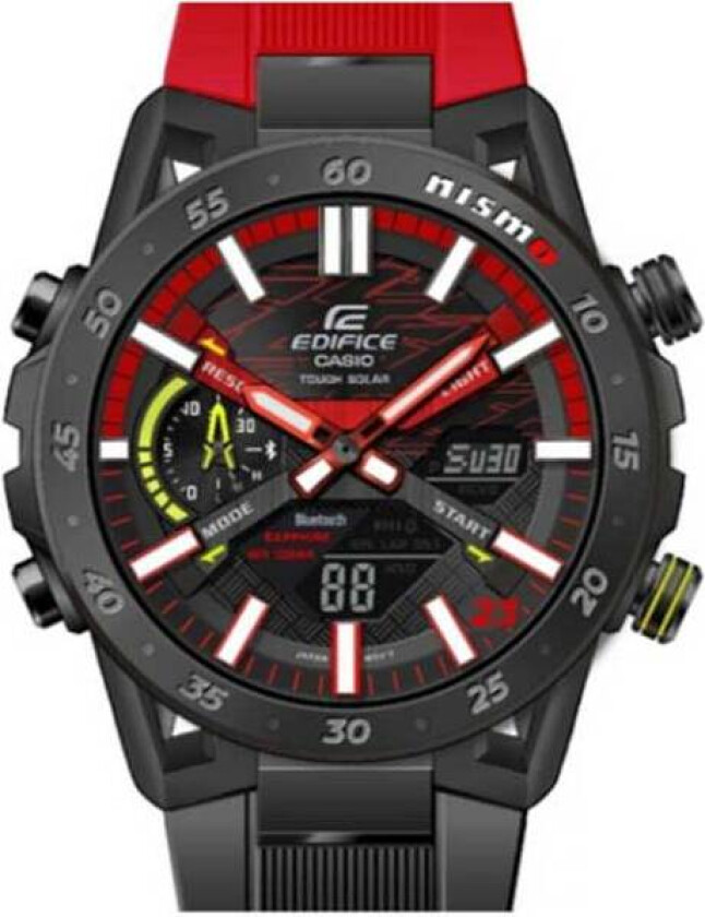 Edifice Suspension Limited ECB-2000NIS-1AER - Anadigi - Gunmetal - Dameklokker - Resin - Safir