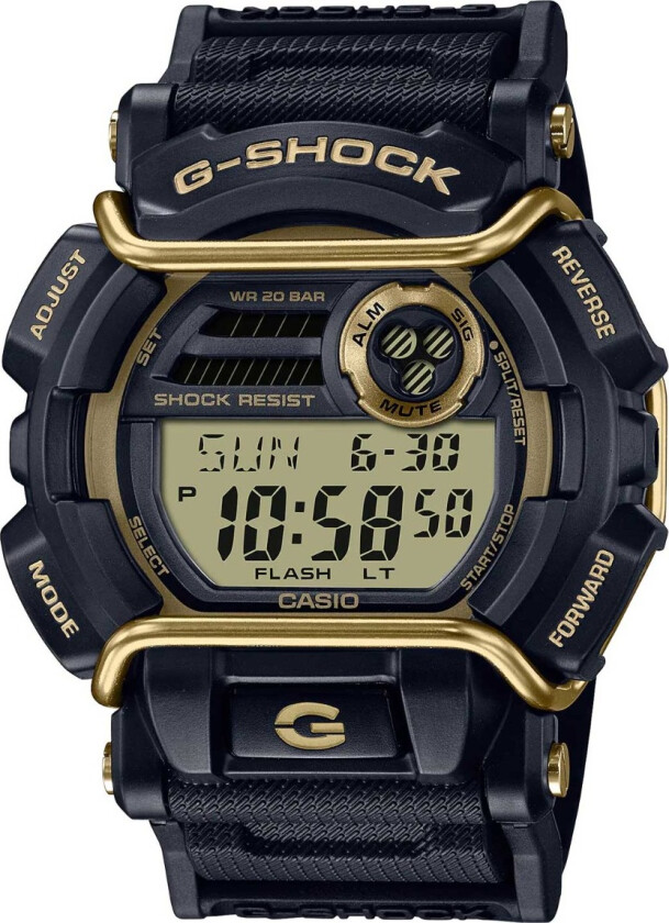 G-Shock Limited GD-400GB-1B2ER - Digital - Sort - Herreklokker - Resin - Mineral
