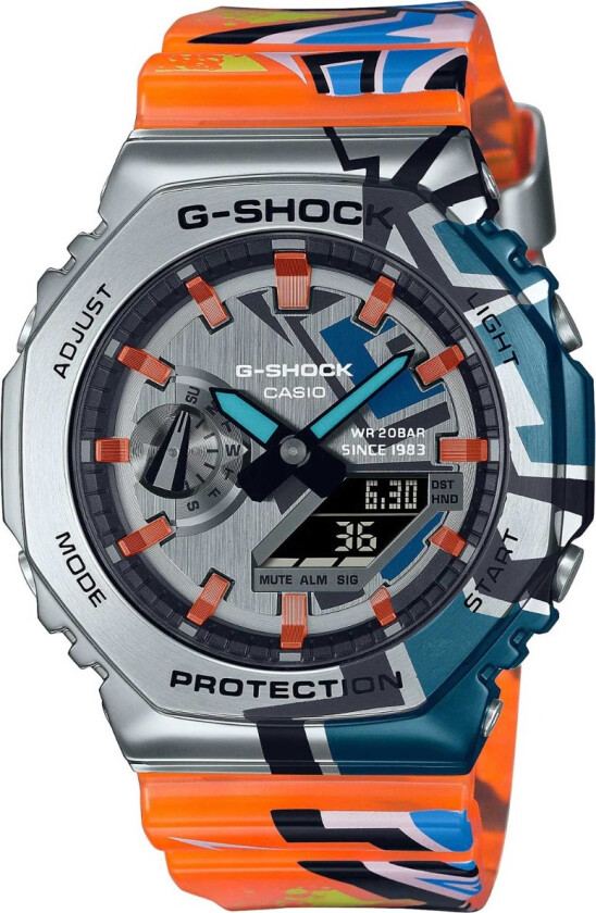 G-Shock Street Spirit Limited GM-2100SS-1AER - Anadigi - Grå - Herreklokker - Resin - Mineral