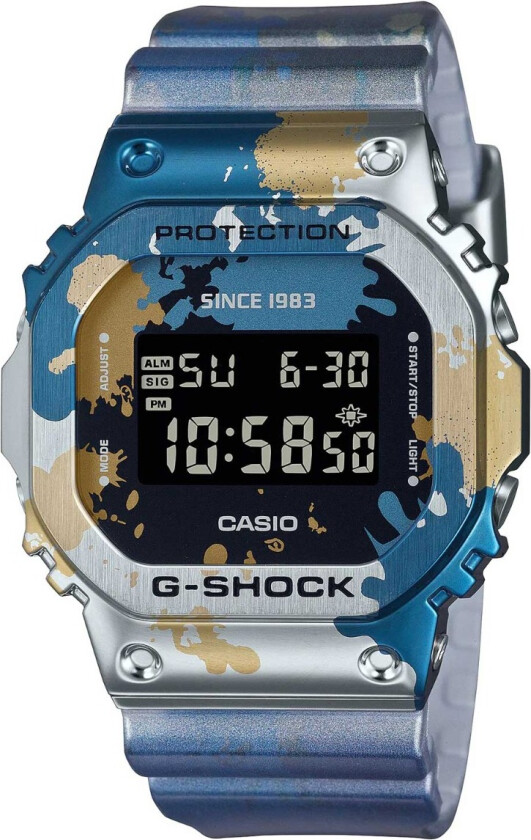 G-Shock Street Spirit Limited GM-5600SS-1ER - Digital - Blå Grå - Herreklokker - Resin - Mineral