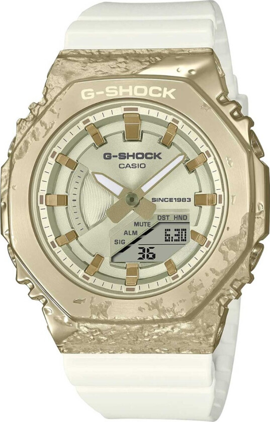 G-Shock Adventurers Stone Series Limited GM-S2140GEM-9AER - Anadigi - Gull - Dameklokker - Resin - Mineral