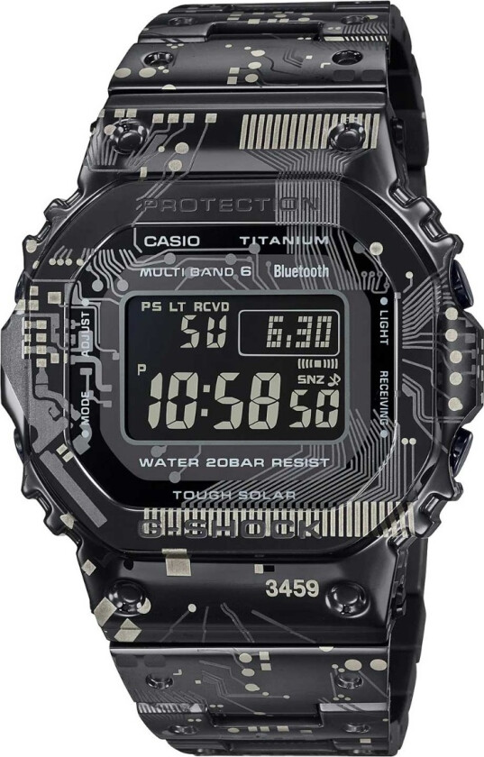 G-Shock Titanium Limited GMW-B5000TCC-1ER - Digital - Sort - Herreklokker - Titanium - Safir