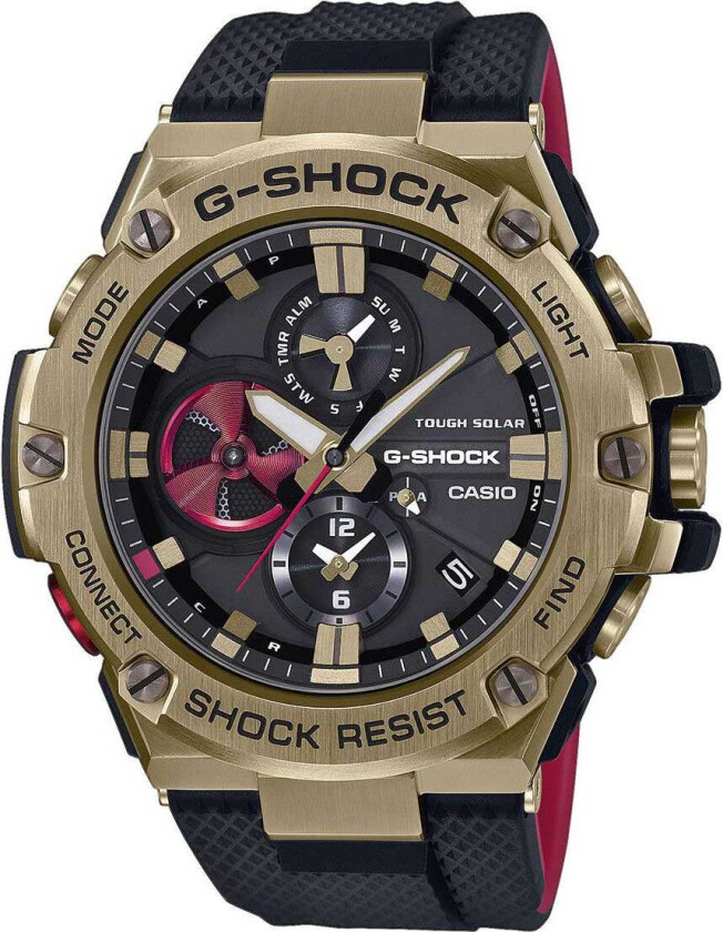 G-Shock G-Steel Rui Hachimura Limited GST-B100RH-1AER - Kvarts - Gull - Herreklokker - Resin - Safir