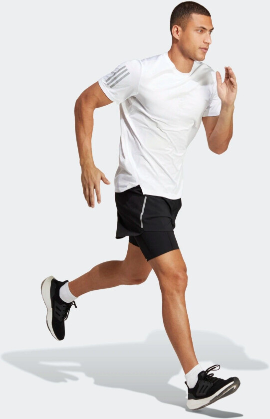 Designed For Running 2-In-1 Shorts Herre Black XL