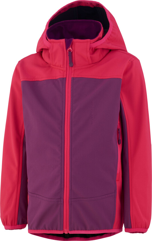 Lomstind Softshell Jakke Mini Teaberry/Prune Purple 110