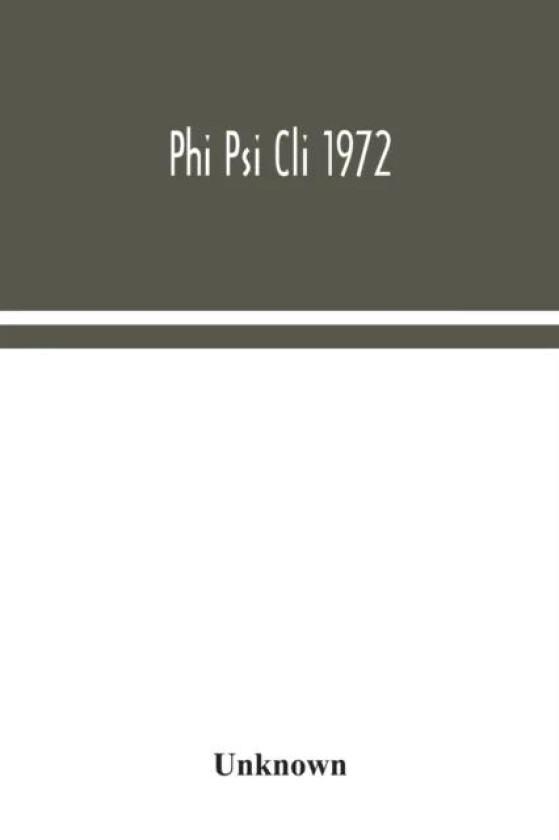 Phi Psi Cli 1972