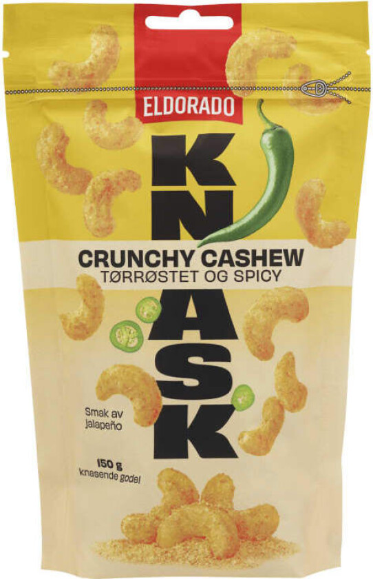 Cashewnøtter Tørristet Jalapeno 150g